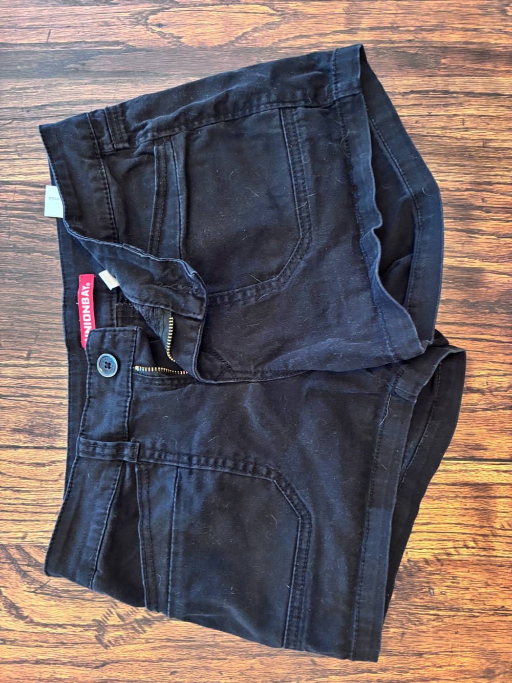 UnionBay Black Denim Shorts
